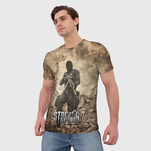 Мужская футболка Stalker 2 / 3D-принт – фото 3