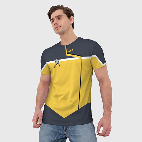 Мужская футболка Звездный костюм № 2 Z / 3D-принт – фото 3