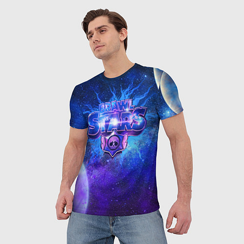 Мужская футболка BRAWL STARS / 3D-принт – фото 3