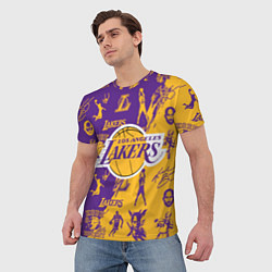 Футболка мужская КОБИ БРАЙАНТ, цвет: 3D-принт — фото 2