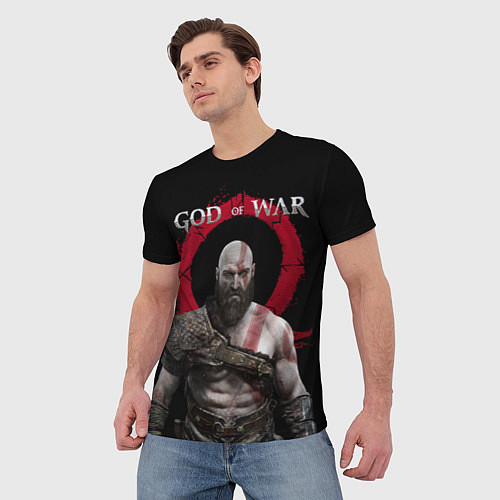 Мужская футболка God of War / 3D-принт – фото 3