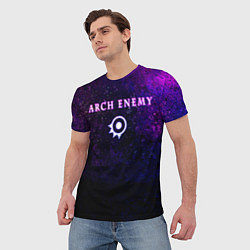 Футболка мужская Arch Enemy Neon logo, цвет: 3D-принт — фото 2