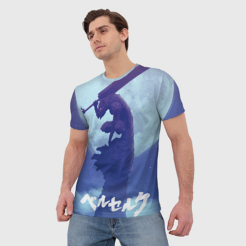 Мужская футболка Гатс Доспехи берсерка / 3D-принт – фото 3