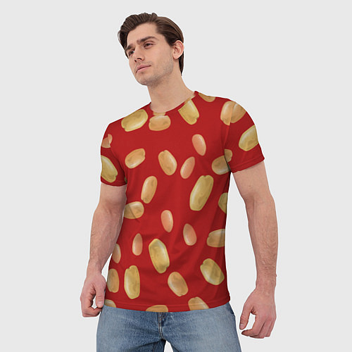 Мужская футболка Картошка / 3D-принт – фото 3
