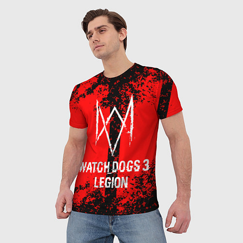 Мужская футболка Watch Dogs: Legion / 3D-принт – фото 3