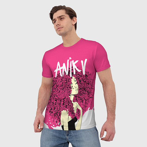 Мужская футболка ANIKV / 3D-принт – фото 3