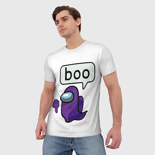 Мужская футболка BOO Among Us / 3D-принт – фото 3