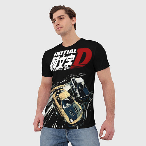 Мужская футболка Initial D Z / 3D-принт – фото 3