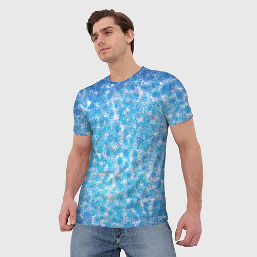 Мужская футболка Изморозь / 3D-принт – фото 3