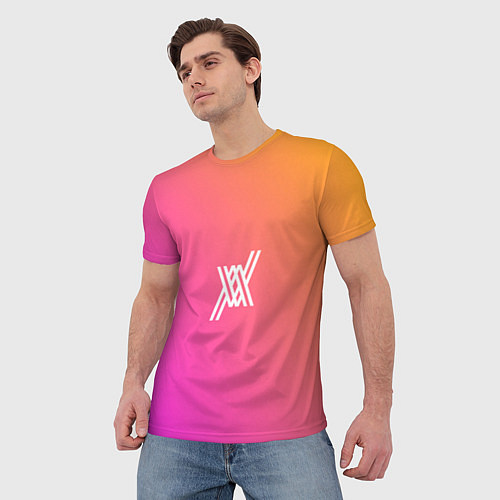 Мужская футболка DARLING IN THE FRANXX EP / 3D-принт – фото 3