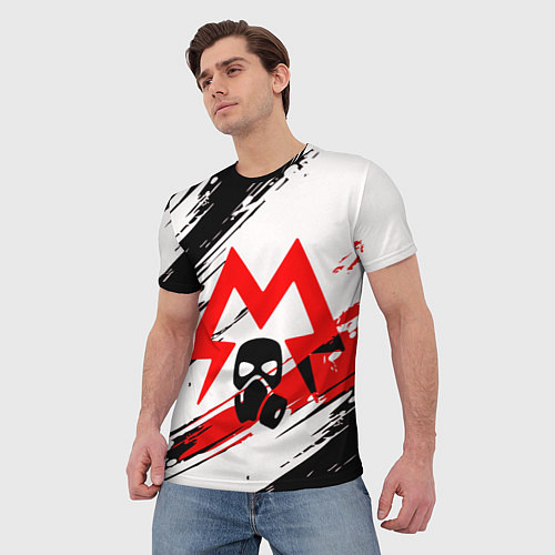 Мужская футболка METRO EXODUS SPARTA / 3D-принт – фото 3