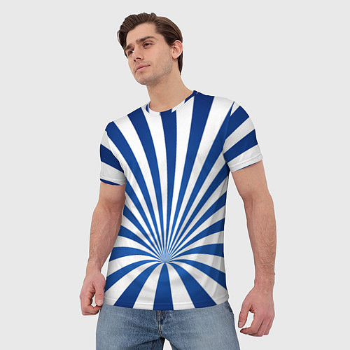 Мужская футболка Оптическая иллюзия / 3D-принт – фото 3
