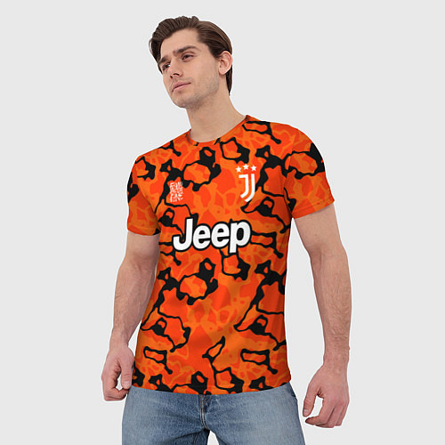 Мужская футболка JUVENTUS резервная 2021 / 3D-принт – фото 3
