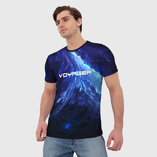 Мужская футболка Voyager / 3D-принт – фото 3