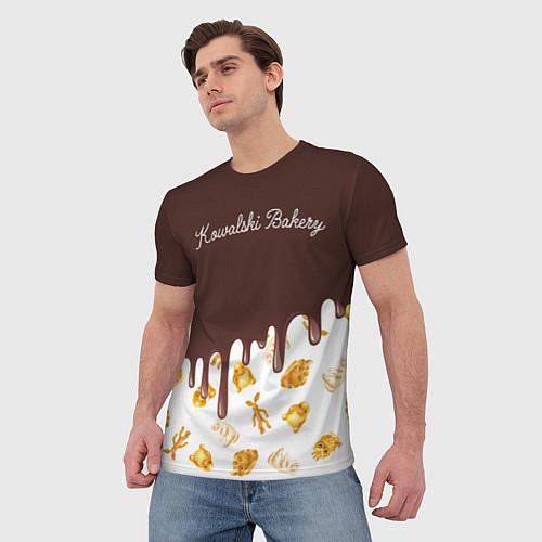 Мужская футболка Kowalski Cookie in Chocolate / 3D-принт – фото 3