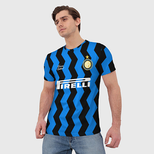Мужская футболка INTER домашняя 2021 / 3D-принт – фото 3