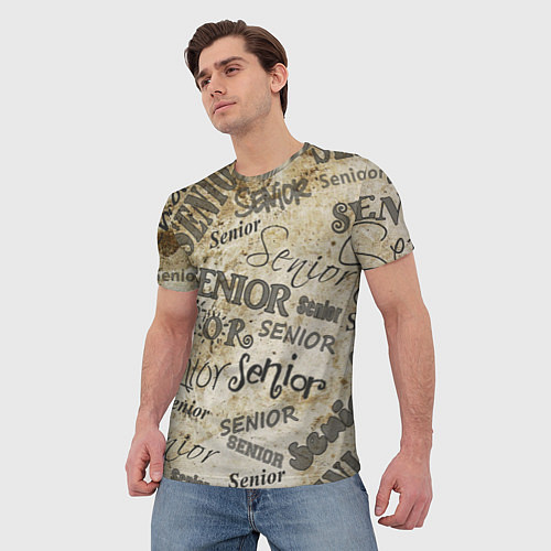 Мужская футболка Senior / 3D-принт – фото 3