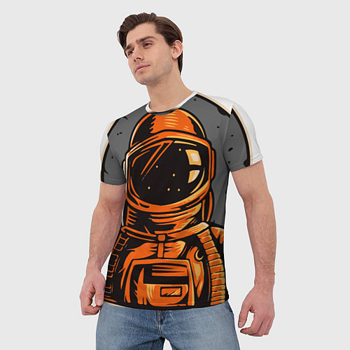 Мужская футболка Космонавт / 3D-принт – фото 3