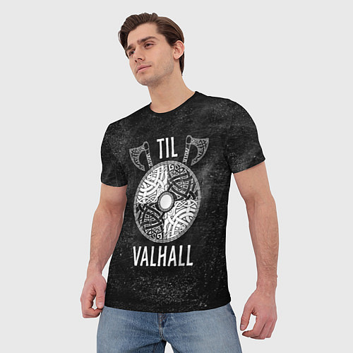 Мужская футболка Till Valhall / 3D-принт – фото 3