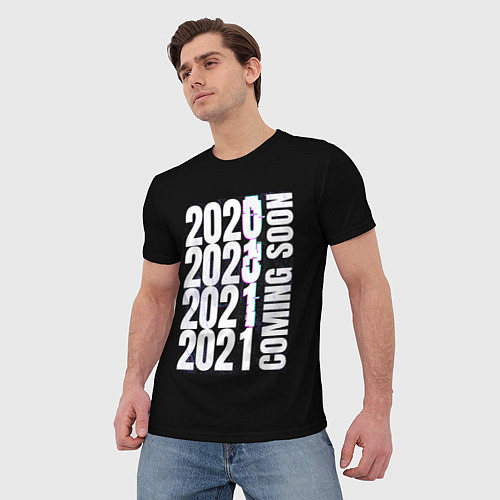 Мужская футболка 2021 Coming Soon / 3D-принт – фото 3
