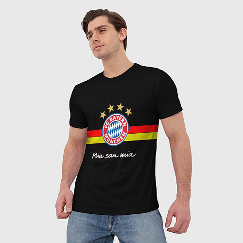 Мужская футболка Бавария / 3D-принт – фото 3