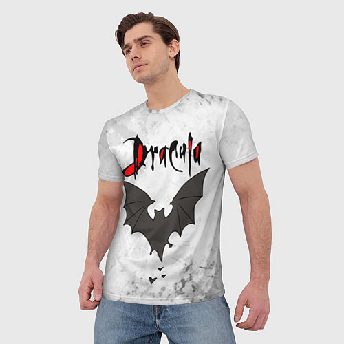 Мужская футболка Дракула / 3D-принт – фото 3