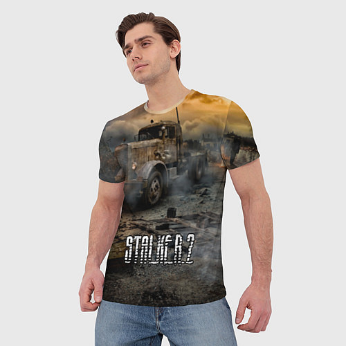 Мужская футболка Stalker 2 Мертвый город / 3D-принт – фото 3