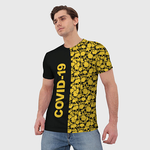 Мужская футболка COVID-19 / 3D-принт – фото 3