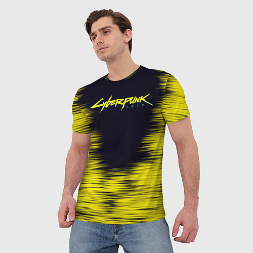 Мужская футболка Cyberpunk 2077 / 3D-принт – фото 3