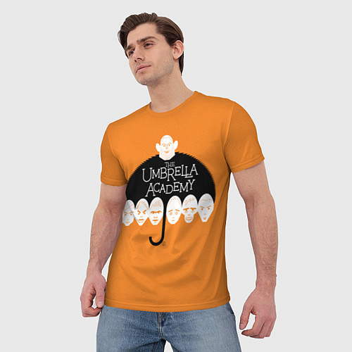 Мужская футболка Академия Амбрелла / 3D-принт – фото 3