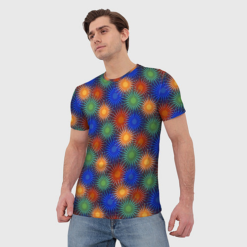 Мужская футболка Новый Год / 3D-принт – фото 3