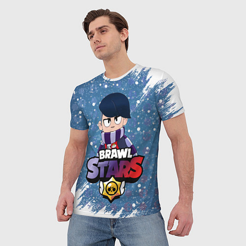 Мужская футболка Brawl Stars Edgar / 3D-принт – фото 3