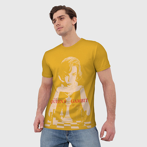 Мужская футболка Ход королевы / 3D-принт – фото 3