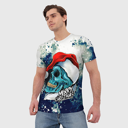 Мужская футболка Death Santa / 3D-принт – фото 3
