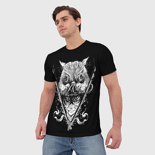 Мужская футболка Клинок рассекающий демонов Ино / 3D-принт – фото 3