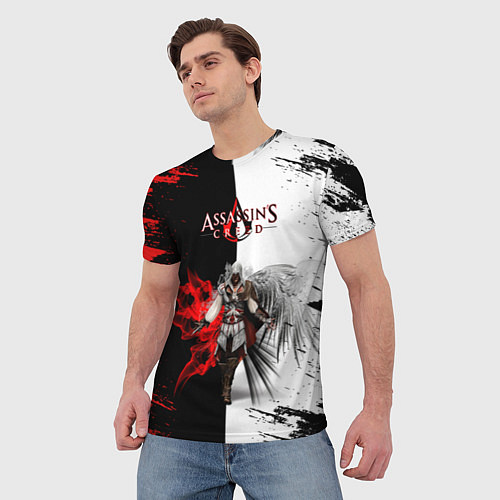 Мужская футболка ASSASSINS CREED / 3D-принт – фото 3