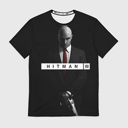 Футболка мужская Hitman 3, цвет: 3D-принт