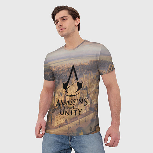 Мужская футболка Assassin’s Creed Unity / 3D-принт – фото 3