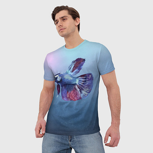 Мужская футболка Рыбка / 3D-принт – фото 3