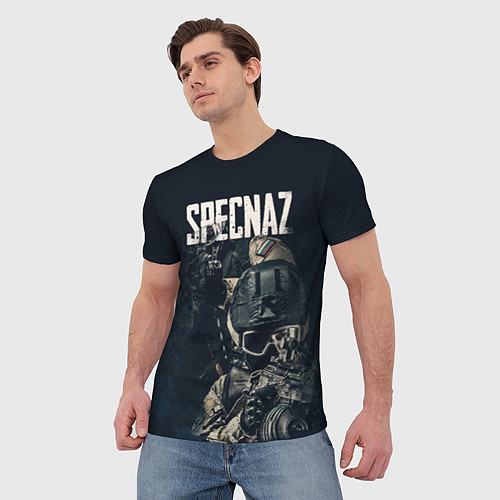 Мужская футболка Specnaz / 3D-принт – фото 3