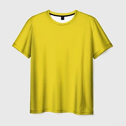 Футболка мужская Жёлтый, цвет: 3D-принт