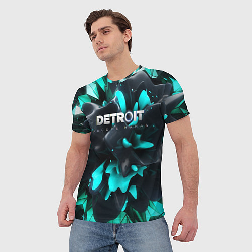 Мужская футболка Detroit Become Human S / 3D-принт – фото 3