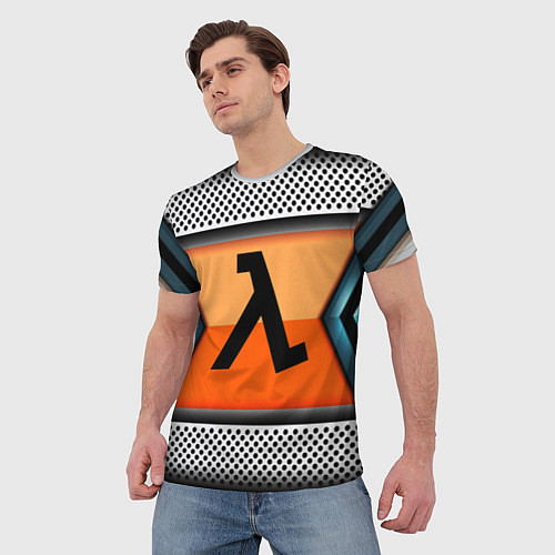Мужская футболка HALF - LIFE / 3D-принт – фото 3