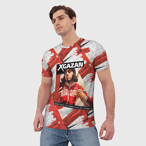 Мужская футболка Клип Gazan - АБУ БАНДИТ / 3D-принт – фото 3