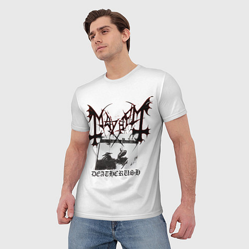 Мужская футболка Mayhem / 3D-принт – фото 3