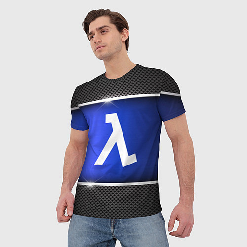 Мужская футболка HALF LIFE / 3D-принт – фото 3