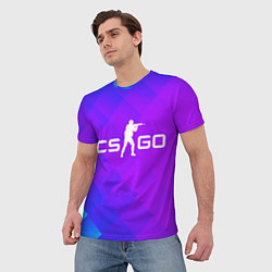 Футболка мужская CS GO Disco Tech v2, цвет: 3D-принт — фото 2