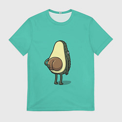 Футболка мужская Авокадо, цвет: 3D-принт