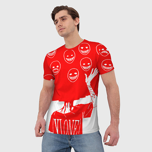 Мужская футболка Многоголовый v love / 3D-принт – фото 3