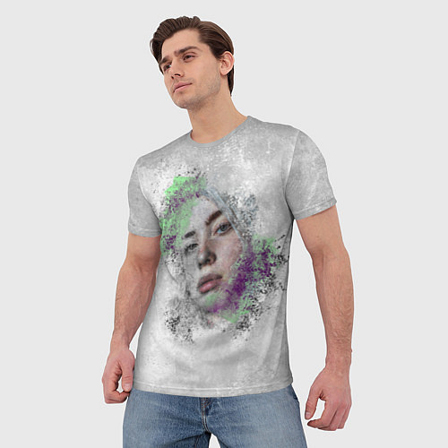 Мужская футболка Билли Айлиш / 3D-принт – фото 3